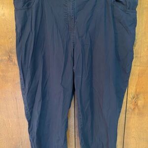Eileen Fisher Navy Capri Pants